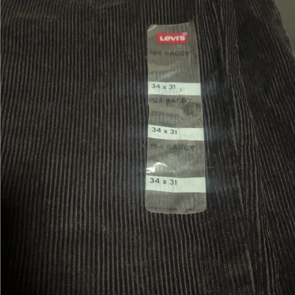 Levi's Men's Corduroy Pants - Charcoal - Picture 3 of 5